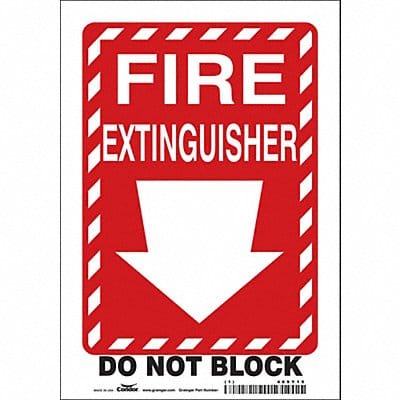 Safety Sign 10 in x 7 in Vinyl