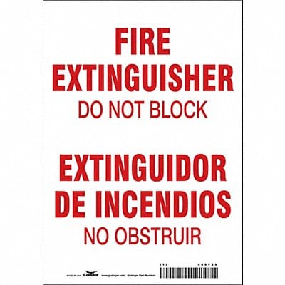 Safety Sign 10 in x 7 in Vinyl