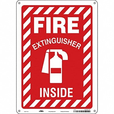 Safety Sign 14 in x 10 in Aluminum