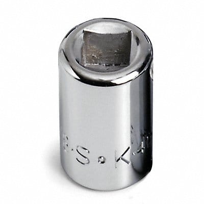 Socket Steel Chrome 3/8 in