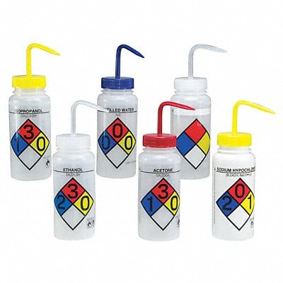 Wash Bottle 500 mL 53 mm Dia PK6