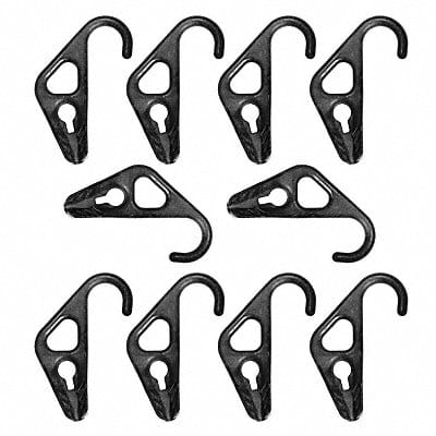 Bungee Hook Black 4 in L 3 in W PK10