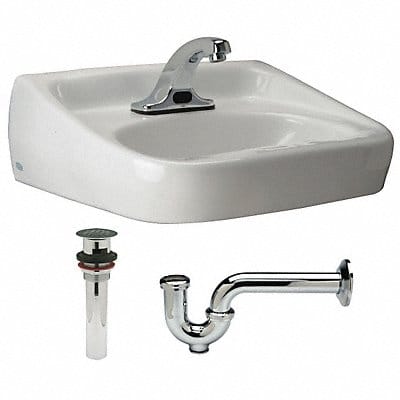 Lav Sink D-Shape 15-1/4inx10-3/4inx7in