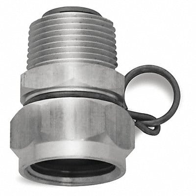 Nozzle and Hose Adapter SS 3/4 x 3/4