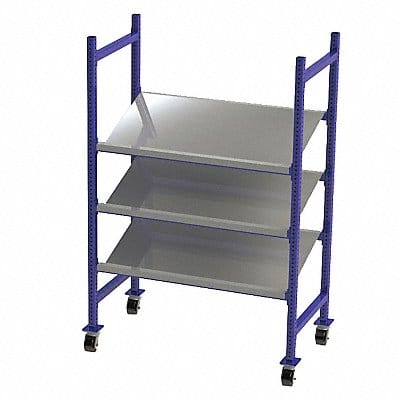 Gravity Flow Rack 28inx72inx52in 12ga