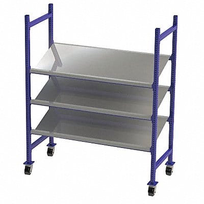 Gravity Flow Rack 28inx72inx60in 12ga