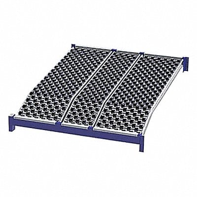 Gravity Flow Shelf 72inx2 5/8inx48in Blu