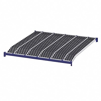 Gravity Flow Shelf 96inx2 5/8inx96in Blu