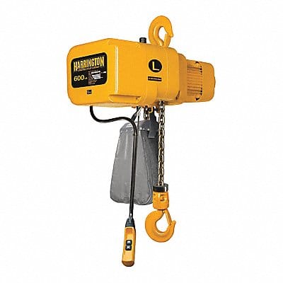 Electrc Chain Hoist 600lb 10ft Lift 230V