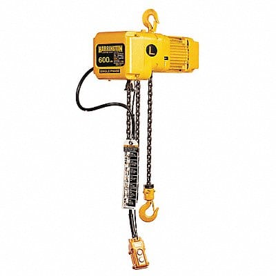 Electric Chain Hoist 600lb 1 Phase