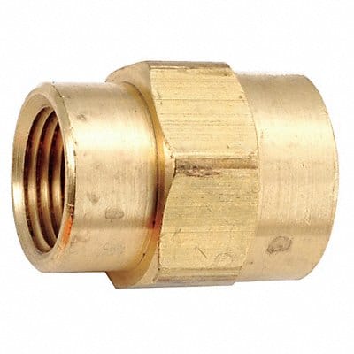 Reducing Coupling Brass 3/4 x 1/2 in