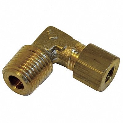 Elbow 90 Brass CompxMale BSPT 12mm PK10