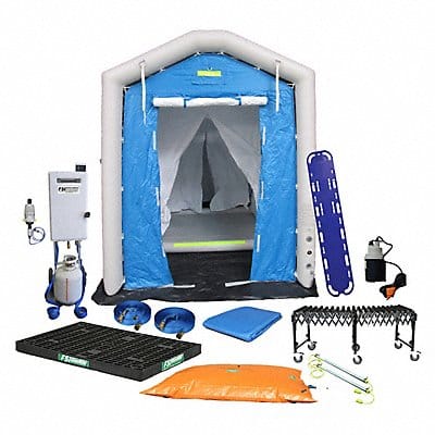 Decontamination Shower Blue 96 in L