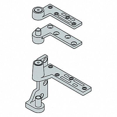 Offset Pivot Hinge Full Mortise 500 lb.