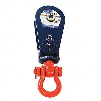 Snatch Block Shackle 8000 lb Wire Rope