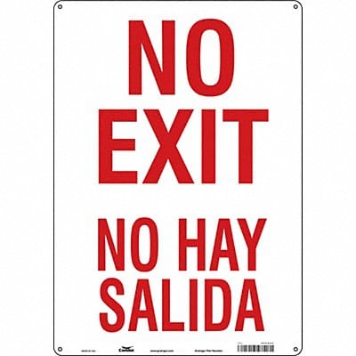 Safety Sign 20 in x 14 in Aluminum