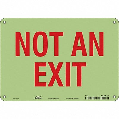 Safety Sign 7 in x 10 in Polyethylene