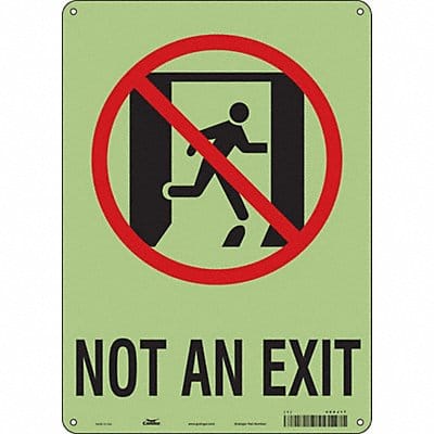 Safety Sign 14 in x 10 in Polyethylene