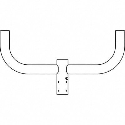 Pole Bracket Steel Housing 30 L 2-3/8 W