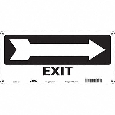 Safety Sign 6 1/2 x 14 in Polyethylene