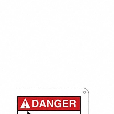 Safety Sign 10 in x 7 in Aluminum