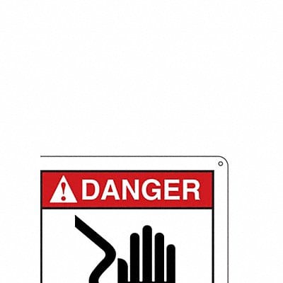 Safety Sign 14 in x 10 in Aluminum