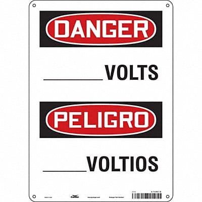 Safety Sign 14 in x 10 in Aluminum