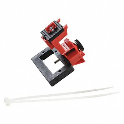 Oversized Breaker Lockout Red 4-1/8 H