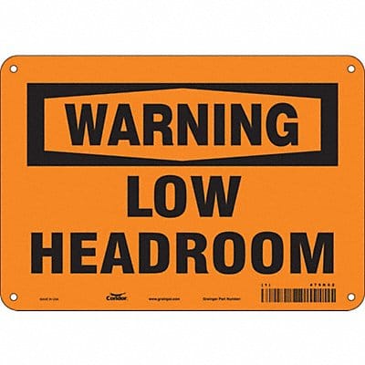 Safety Sign 7 in x 10 in Polyethylene