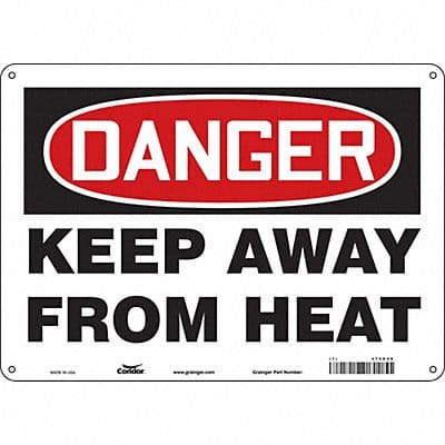 Safety Sign 10 inx14 in Aluminum