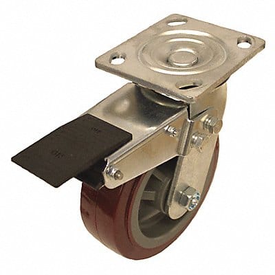 NSF-Listed Plate Caster Swivel 660 lb.