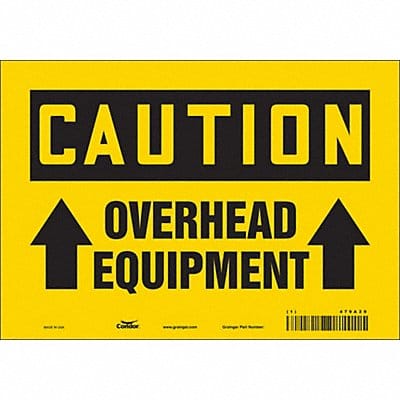 Safety Sign 7 in x 10 in Vinyl