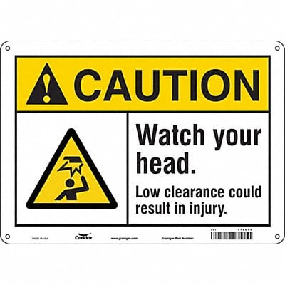 Safety Sign 10 inx14 in Aluminum