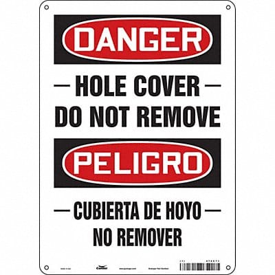 Safety Sign 14 in x 10 in Aluminum