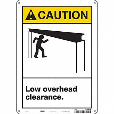 Safety Sign 14 in x 10 in Polyethylene