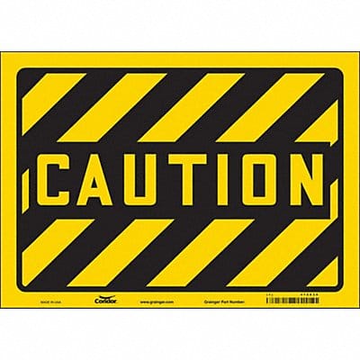 Safety Sign 10 in x 14 in Vinyl