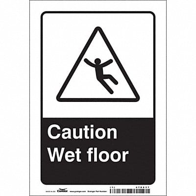 Safety Sign 10 inx7 in Vinyl