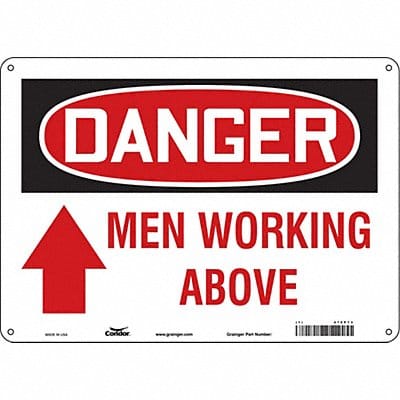 J6936 Safety Sign 10 inx14 in Aluminum