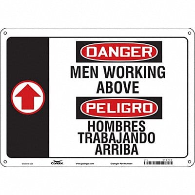 Safety Sign 10 in x 14 in Aluminum