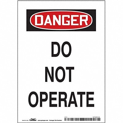 Safety Sign 5 in x 7 in Magnetic Vinyl