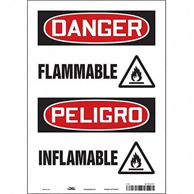 Safety Sign 14 in x 10 in Vinyl