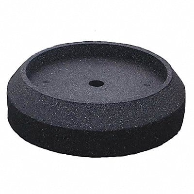 Sign Base Weight Black Rubber 10 in H