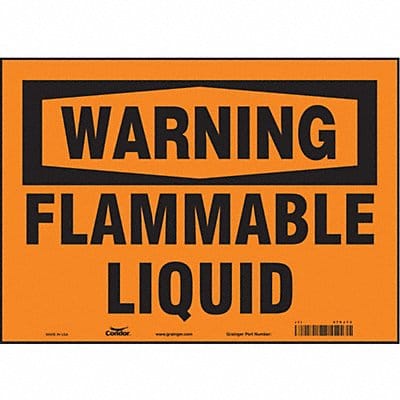 Safety Sign 10 inx14 in Vinyl