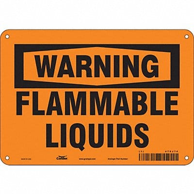 Safety Sign 7 in x 10 in Aluminum