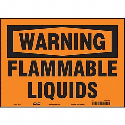 Safety Sign 10 in x 14 in Vinyl