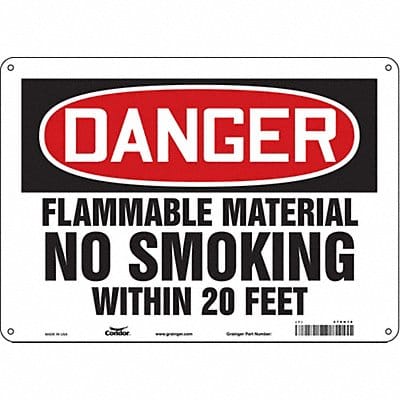 Safety Sign 10 inx14 in Aluminum