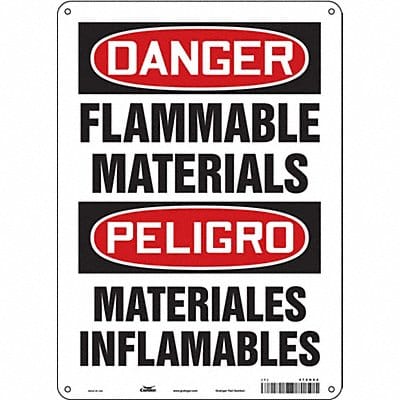 Safety Sign 14 in x 10 in Aluminum