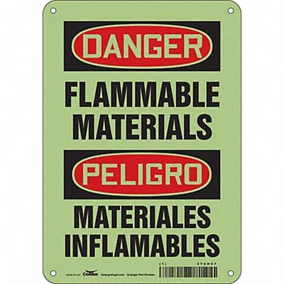 Safety Sign 10 inx7 in Polyethylene