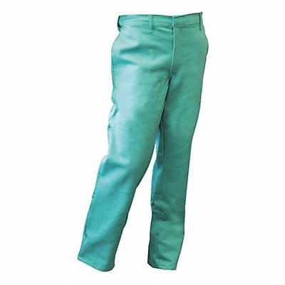 Pants Waist 38 Inseam 32 Green Zipper