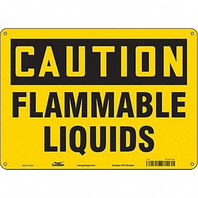 Safety Sign 10 inx14 in Aluminum